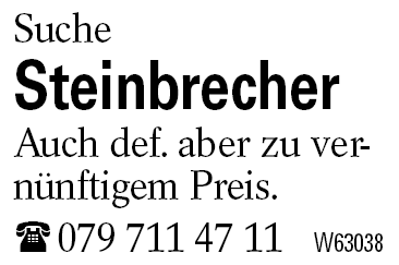 Steinbrecher