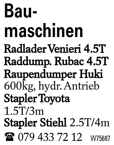 Bau-maschinen