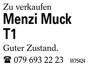 Menzi Muck T1
