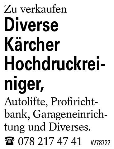 Diverse Kärcher Hochdruckreiniger,