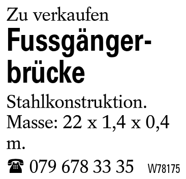 Fussgängerbrücke