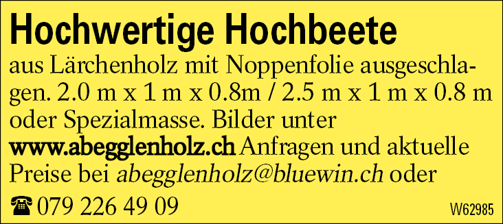 Hochwertige Hochbeete