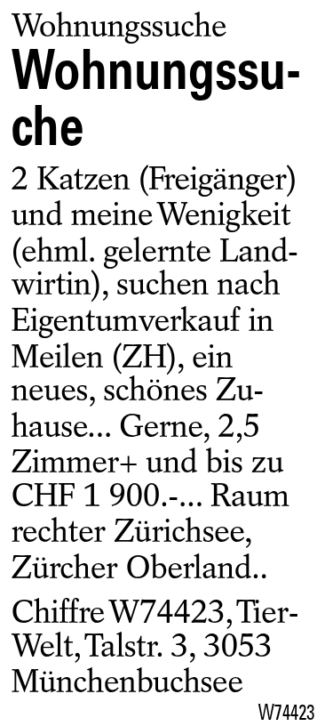 Wohnungssuche