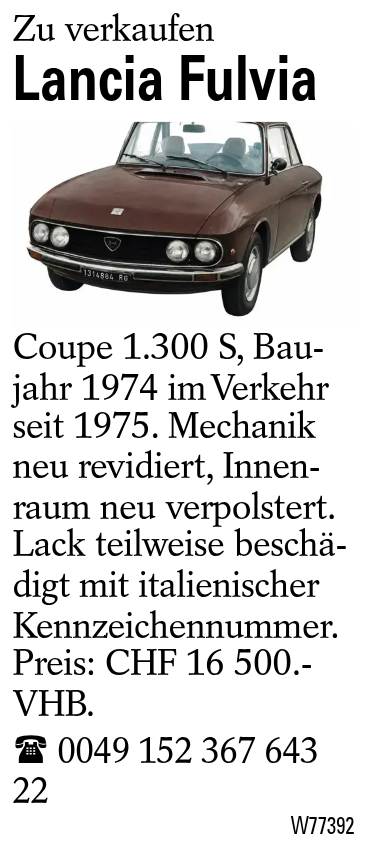 Lancia Fulvia