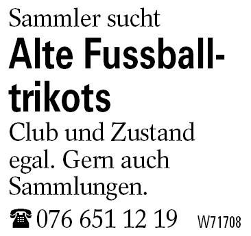 Alte Fussballtrikots