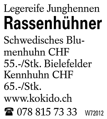 Rassenhühner