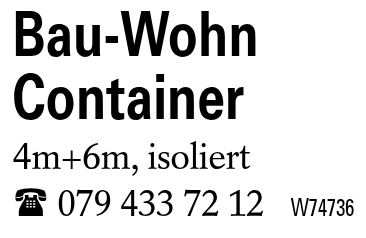 Bau-Wohn Container
