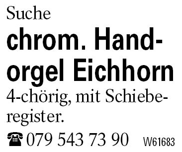 chrom. Handorgel Eichhorn