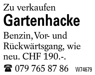 Gartenhacke