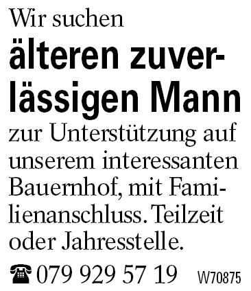 älteren zuverlässigen Mann