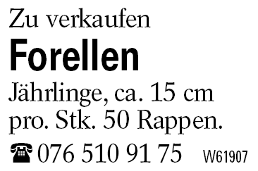 Forellen