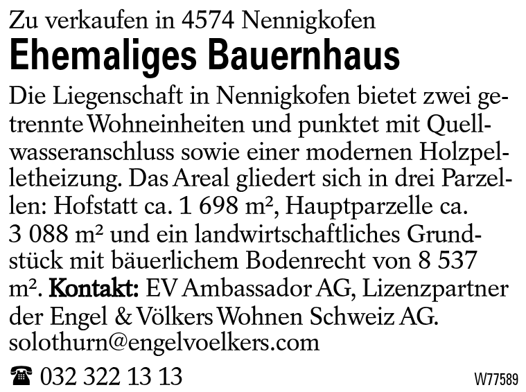 Ehemaliges Bauernhaus