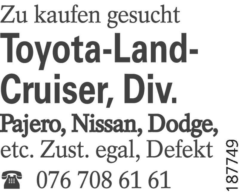 Toyota-Landcruiser, Div.