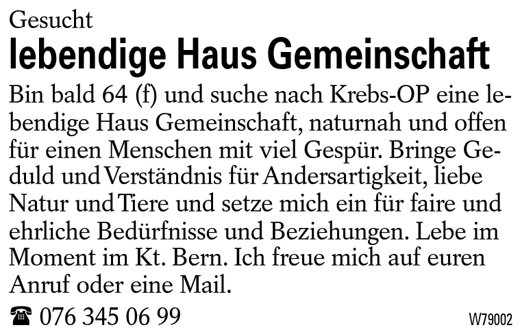 lebendige Haus Gemeinschaft