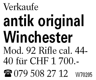 antik original Winchester