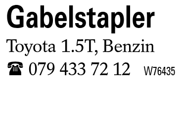 Gabelstapler
