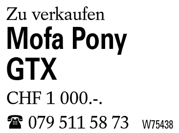 Mofa Pony GTX