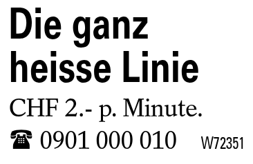 Die ganz heisse Linie