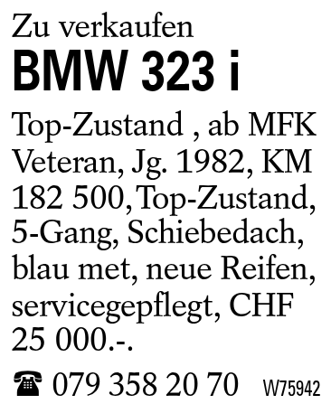BMW 323 i