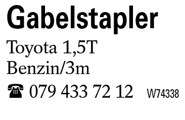 Gabelstapler