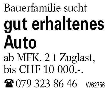 gut erhaltenes Auto