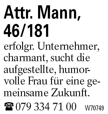 Attr. Mann, 46/181