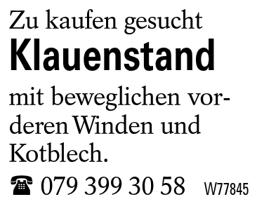 Klauenstand