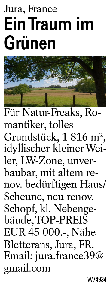 Ein Traum im Grünen