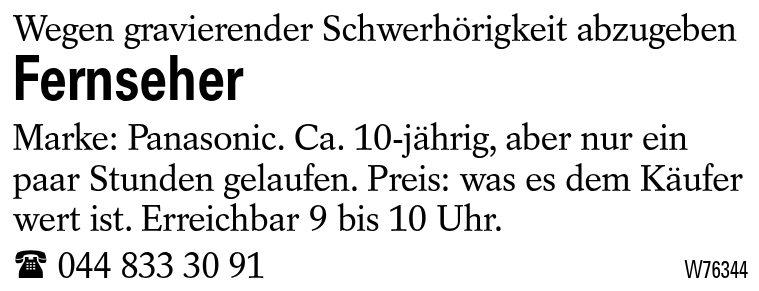 Fernseher