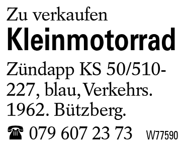 Kleinmotorrad