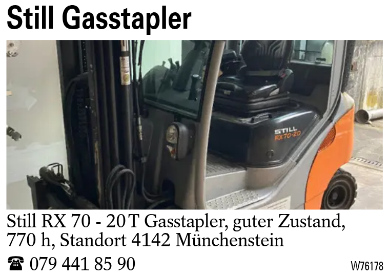 Still Gasstapler