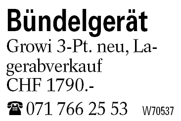Bündelgerät
