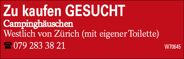 Zu kaufen GESUCHT