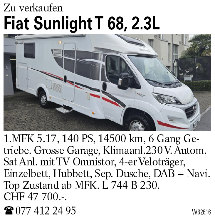 Fiat Sunlight T 68, 2.3L