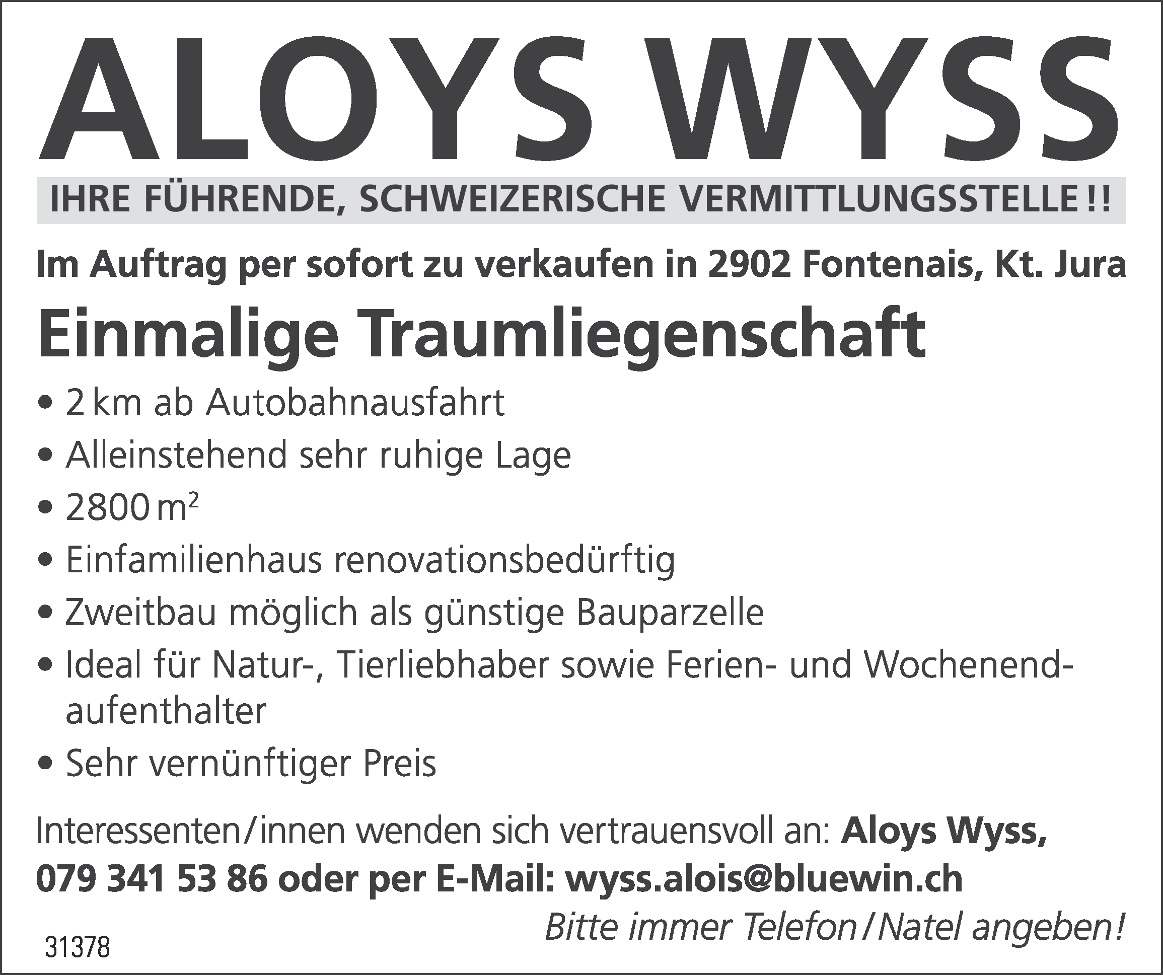 Traumliegenschaft
