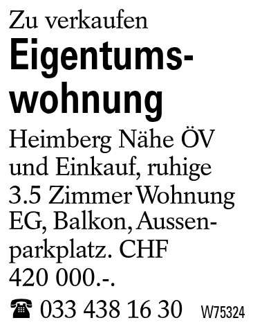 Eigentumswohnung