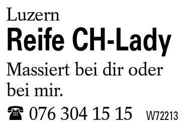 Reife CH-Lady