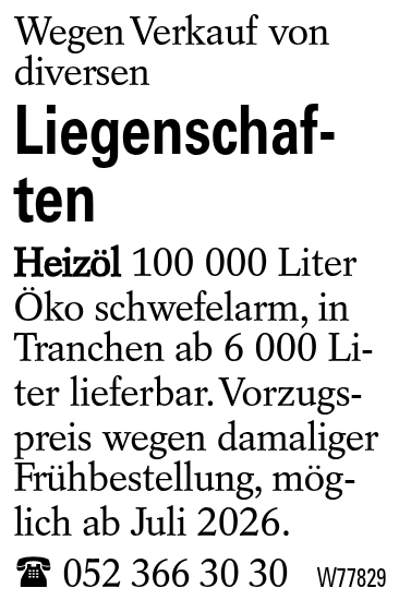 Liegenschaften