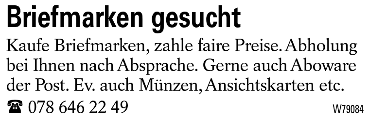 Briefmarken gesucht