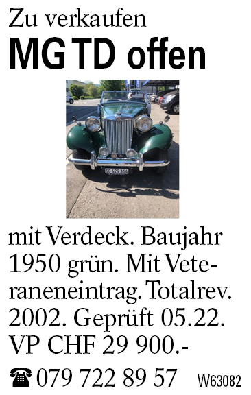 MG TD offen