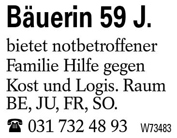 Bäuerin 59 J.