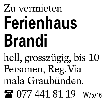 Ferienhaus Brandi