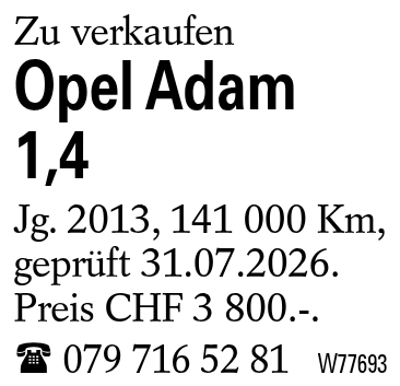 Opel Adam 1,4