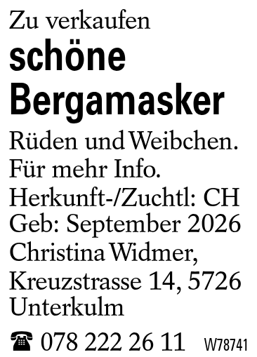 schöne Bergamasker