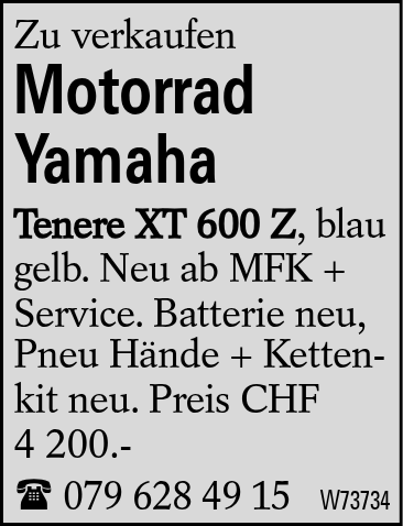 Motorrad Yamaha