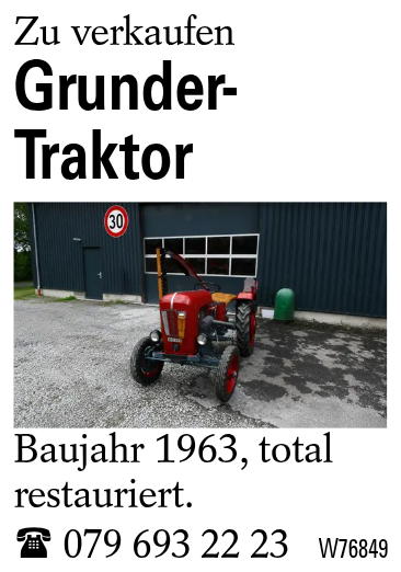 Grunder-Traktor