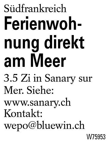 Ferienwohnung direkt am Meer