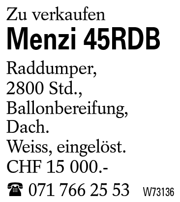 Menzi 45RDB