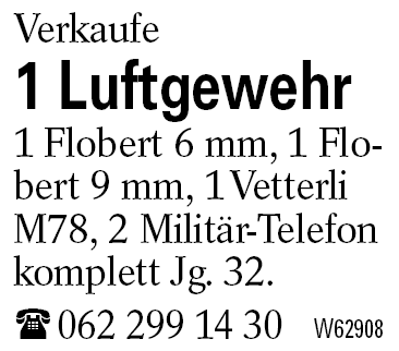 1 Luftgewehr