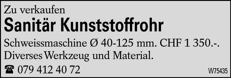 Sanitär Kunststoffrohr